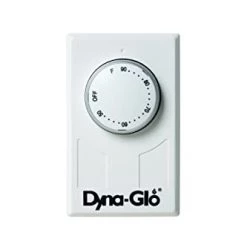 Dyna-Glo 28A 240V Double-Pole Wall Thermostat, White