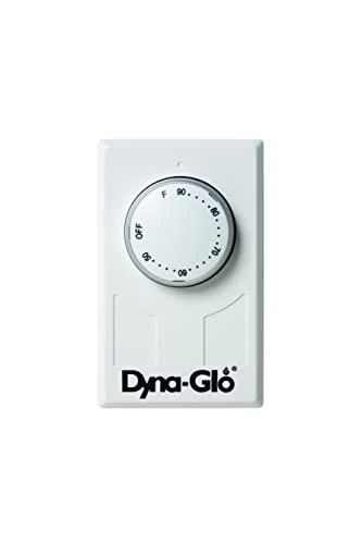 Dyna-Glo 28A 240V Double-Pole Wall Thermostat, White 3 Dyna-Glo 28A 240V Double-Pole Wall Thermostat, White