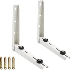 ICOOL Mini Split Wall Mounting Bracket (18.5" L X 15.7" H) For 7000-18000 BTU Universal Ductless Air Conditioners Heat Pumps Compressors, Outdoor Heavy Duty Foldable Condenser Bracket -Heaters Sales Store 31BbXDCjeEL. AC