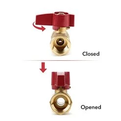 Stanbroil One Stop Gas Appliance Hook Up Kit - Brass Gas Ball Valve And Flexible Gas Connector With Fittings For Garage Heaters, Gas Stoves, Wall Mounted Heaters, Gas Fireplace And Gas Dryer 9 Stanbroil One Stop Gas Appliance Hook Up Kit - Brass Gas Ball Valve And Flexible Gas Connector With Fittings For Garage Heaters, Gas Stoves, Wall Mounted Heaters, Gas Fireplace And Gas Dryer -Heaters Sales Store 31ENnAFRXpS