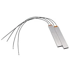 MODUODUO PTC Heating Element 2pcs 12V/220V/110V Thermistor Heater Constant Temperature Thermostat Heater Plate (Black-12V)