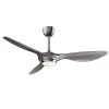 Reiga 52-in Silver Smart Ceiling Fan With Dimmable LED Light Kit Remote Control, Modern 3 Blades Propeller Ceiling Fans Reversible Quiet DC Motor, 6-speed, Timer 1 Reiga 52-in Silver Smart Ceiling Fan With Dimmable LED Light Kit Remote Control, Modern 3 Blades Propeller Ceiling Fans Reversible Quiet DC Motor, 6-speed, Timer -Heaters Sales Store 31INKY7D35L