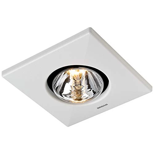 Broan-NuTone 162 Type IC Infrared Single-Bulb Ceiling Heater With Fan, 1, White 4 Broan-NuTone 162 Type IC Infrared Single-Bulb Ceiling Heater With Fan, 1, White - Image 2