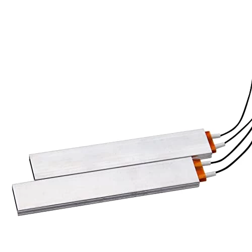 MODUODUO PTC Heating Element 2pcs 12V/220V/110V Thermistor Heater Constant Temperature Thermostat Heater Plate (Black-12V) 4 MODUODUO PTC Heating Element 2pcs 12V/220V/110V Thermistor Heater Constant Temperature Thermostat Heater Plate (Black-12V) - Image 2