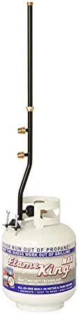 Flame King FK-DP2PC 3 Outlet Adapter 20 To 1LB Propane Distribution Post Pole Tree Stem Stand For Stove, Lanterns, And Camping, Black 8 Flame King FK-DP2PC 3 Outlet Adapter 20 To 1LB Propane Distribution Post Pole Tree Stem Stand For Stove, Lanterns, And Camping, Black - Image 6