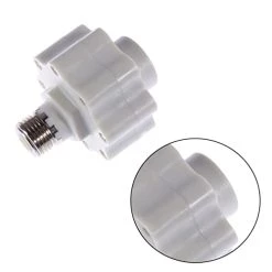 Water Heater Parts Partition Wall Device Accessories Electric Insulation Wall Electric Wall Connector Nickel Plated White Equipment Water Heater Parts