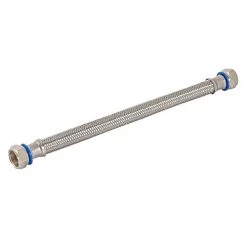 Eastman 12 Inch Water Heater Connector, 3/4 X 3/4 Inch FIP, Braided Stainless Steel Water Heater Connectors, 48250