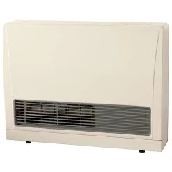 Rinnai EX17DTN Direct Vent Wall Furnace, Indoor Natural Gas Heater, Energy Efficient Space Heater, 16,700 BTU, Beige