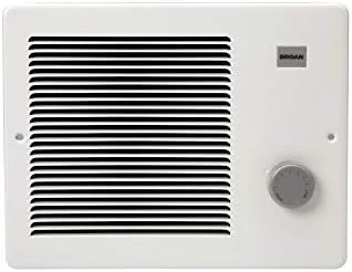 Broan-NuTone Wall Heater, White Grille Heater With Built-In Adjustable Thermostat, 750/1500W, 120/240V AC 7 Broan-NuTone Wall Heater, White Grille Heater With Built-In Adjustable Thermostat, 750/1500W, 120/240V AC - Image 5
