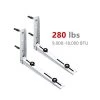 AC Parts Wall Mounting Bracket For 9000 BTU-18000 BTU Mini Split AC Unit,Max 280 Lb Capacity.Mini Split Mount Bracket With Hardware For Condenser Heat Pumps & HVAC Systems -Heaters Sales Store 31tRXvxW60L