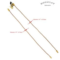 Propane Gas Water Heater Pilot Assembely Including 24" Thermocouple, 24" Gas Tubing, Bracket And One Flame Hood 11 Propane Gas Water Heater Pilot Assembely Including 24" Thermocouple, 24" Gas Tubing, Bracket And One Flame Hood -Heaters Sales Store 31urKH9hhwL