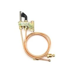 Propane Gas Water Heater Pilot Assembely Including 24" Thermocouple, 24" Gas Tubing, Bracket And One Flame Hood