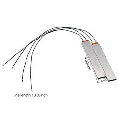MODUODUO PTC Heating Element 2pcs 12V/220V/110V Thermistor Heater Constant Temperature Thermostat Heater Plate (White-110V) 16 MODUODUO PTC Heating Element 2pcs 12V/220V/110V Thermistor Heater Constant Temperature Thermostat Heater Plate (White-110V) -Heaters Sales Store 31xMgtVdDeL 1