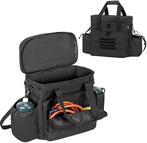 SAMDEW Big Heater Carry Bag Compatible With Mr. Heater Big Buddy Propane Heater, Portable Heater Carrying Case Compatible With Mr. Heater MH18B, With Multiple Pockets, Thick Padded & Anti-slip Bottom 9 SAMDEW Big Heater Carry Bag Compatible With Mr. Heater Big Buddy Propane Heater, Portable Heater Carrying Case Compatible With Mr. Heater MH18B, With Multiple Pockets, Thick Padded & Anti-slip Bottom - Image 7