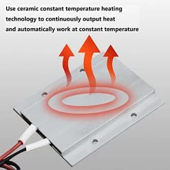 PTC Heating Element Plate AC/DC 12V 200 Degree Insulated Constant Temperature Ceramic Thermostatic Heaters Aluminum Shell Miniature Heating Tools 45W-165W, PTCYIDU 14 PTC Heating Element Plate AC/DC 12V 200 Degree Insulated Constant Temperature Ceramic Thermostatic Heaters Aluminum Shell Miniature Heating Tools 45W-165W, PTCYIDU -Heaters Sales Store 410WMc9JWdL