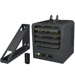 KING KB2410-1-B2-ECO KB ECO2S Garage Heater W/Bracket, Thermostat And Remote Control, 10000W / 240V, Gray -Heaters Sales Store 410ZcmA7d6L