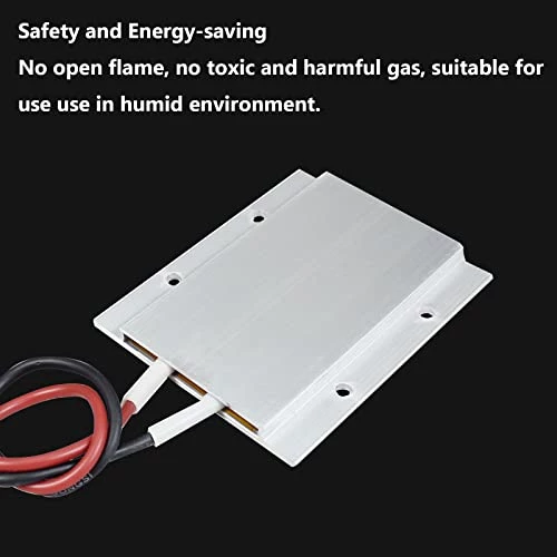 PTC Heating Element Plate AC/DC 12V 200 Degree Insulated Constant Temperature Ceramic Thermostatic Heaters Aluminum Shell Miniature Heating Tools 45W-165W, PTCYIDU 6 PTC Heating Element Plate AC/DC 12V 200 Degree Insulated Constant Temperature Ceramic Thermostatic Heaters Aluminum Shell Miniature Heating Tools 45W-165W, PTCYIDU - Image 4