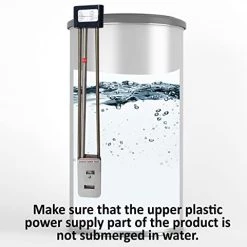 G-WATM500, Water Heater, Saving Energy, Premium Outdoor Swimming Pool Boiler, Fire Safety Steel Guard, 1500W, Overheat Prevention, Auto Power Shutoff, 104-140 Automatic Temperature Hold -Heaters Sales Store 414yYEFAkSL