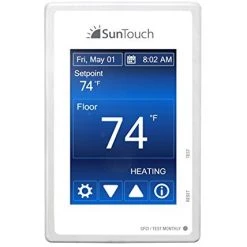 120 Square Foot SunTouch WarmWire 3.0 KIT With TOUCH SCREEN Programmable Thermostat Contains One 120 SF Spool, 500850 Thermostat Plus Accessories -Heaters Sales Store 41598TMD90L