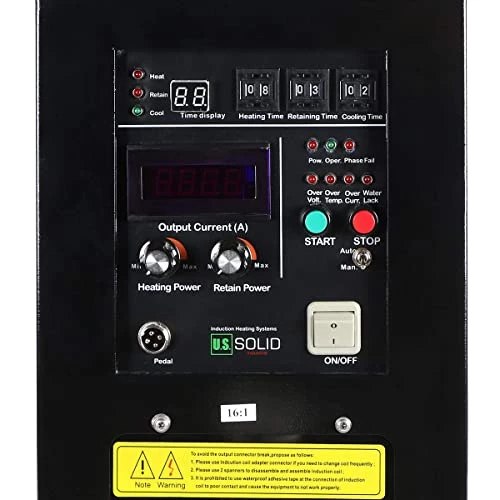 U.S. Solid 15 KW 30-80 KHz High Frequency Induction Heater Furnace, Single Phase 220 V, 16:1 Turns Ratio 6 U.S. Solid 15 KW 30-80 KHz High Frequency Induction Heater Furnace, Single Phase 220 V, 16:1 Turns Ratio - Image 4