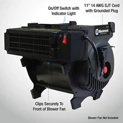 MASTERCOOL (20300-HTR) Black Heater Attachment For 300 CFM Blower Fan -Heaters Sales Store 415oJS9CGEL