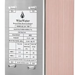 AB Plate Heat Exchanger, 5"x12" 30 Plates Water To Water Heat Exchanger, Copper/SS316L Stainless Steel Brazed Plate Heat Exchanger For Floor Heating, Water Heating, Snow 26 AB Plate Heat Exchanger, 5"x12" 30 Plates Water To Water Heat Exchanger, Copper/SS316L Stainless Steel Brazed Plate Heat Exchanger For Floor Heating, Water Heating, Snow -Heaters Sales Store 4185Kd8zSDL. AC