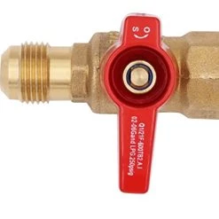 Universal Gas Hook Up Kit - 1/2" Brass Gas Ball Valve And 22" Stainless Steel Flexible Gas Connector With Fittings For Garage Heaters, Gas Stoves, Wall Mounted Heaters, Gas Fireplace And Gas Dryer -Heaters Sales Store 41AUgL4bUwL