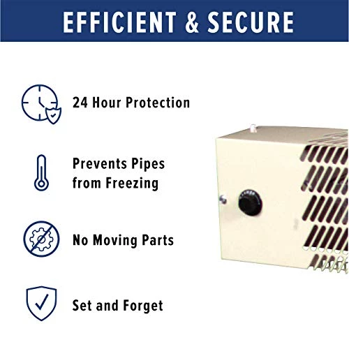 Fahrenheat WHT500 Utility Heater, Medium, Off- White 5 Fahrenheat WHT500 Utility Heater, Medium, Off- White - Image 3