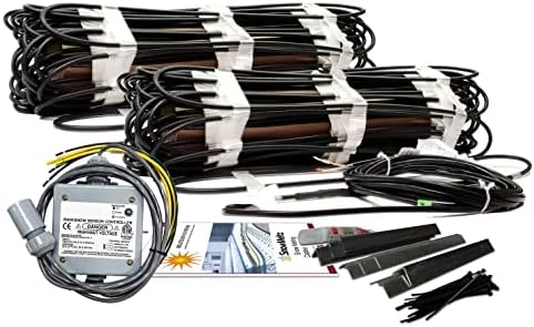 SNOWMELTZ Large Area Heated Driveway System For Concrete/Asphalt/Pavers - 240V - 37 Watts Per Square Foot –Moisture & Temperature Automatic Activator (320 Square Feet) 13 SNOWMELTZ Large Area Heated Driveway System For Concrete/Asphalt/Pavers - 240V - 37 Watts Per Square Foot –Moisture & Temperature Automatic Activator (320 Square Feet) - Image 11