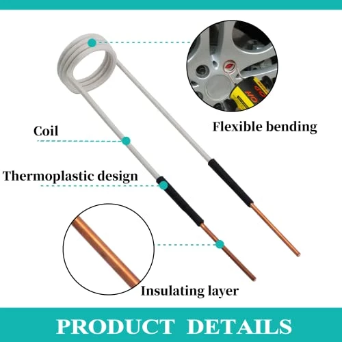 Solary Magnetic Induction Heater Coil, Flameless Induction Heat Accessories (7 Coils) 5 Solary Magnetic Induction Heater Coil, Flameless Induction Heat Accessories (7 Coils) - Image 3