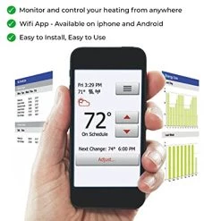 LuxHeat 30 Sqft Mat Kit (120v) Electric Radiant Floor Heating System For Under Tile & Laminate. Underfloor Heating Kit Includes Heat Mat, Alarm & OJ Microline WiFi Programmable Thermostat With GFCI 21 LuxHeat 30 Sqft Mat Kit (120v) Electric Radiant Floor Heating System For Under Tile & Laminate. Underfloor Heating Kit Includes Heat Mat, Alarm & OJ Microline WiFi Programmable Thermostat With GFCI -Heaters Sales Store 41GgJ4AvglL