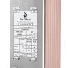 AB Plate Heat Exchanger, 5"x12" 30 Plates Water To Water Heat Exchanger, Copper/SS316L Stainless Steel Brazed Plate Heat Exchanger For Floor Heating, Water Heating, Snow