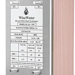 AB Plate Heat Exchanger, 5"x12" 30 Plates Water To Water Heat Exchanger, Copper/SS316L Stainless Steel Brazed Plate Heat Exchanger For Floor Heating, Water Heating, Snow 24 AB Plate Heat Exchanger, 5"x12" 30 Plates Water To Water Heat Exchanger, Copper/SS316L Stainless Steel Brazed Plate Heat Exchanger For Floor Heating, Water Heating, Snow -Heaters Sales Store 41IprpQ6AWL. AC