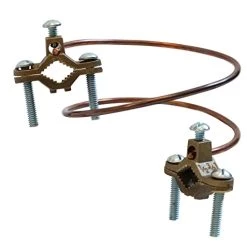 Southwire 65183240 GCL2-10.12-1WHBR Water Heater Bonding Kit, Grey