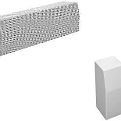 Baseboarders Premium Series 3 Ft Galvanized Steel Slip-On Baseboard Heater Cover Replacement + Left And Right Endcaps | Perfect For Bathrooms, Hydronic (Water) Home Heating Systems, White 31 Baseboarders Premium Series 3 Ft Galvanized Steel Slip-On Baseboard Heater Cover Replacement + Left And Right Endcaps | Perfect For Bathrooms, Hydronic (Water) Home Heating Systems, White -Heaters Sales Store 41L4ZnQhziL. AC