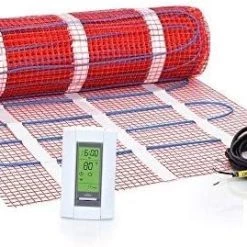 40 Sqft Mat Kit, 120V Electric Radiant Floor Heat Heating System W/Aube Programmable Floor Sensing Thermostat 24 40 Sqft Mat Kit, 120V Electric Radiant Floor Heat Heating System W/Aube Programmable Floor Sensing Thermostat -Heaters Sales Store 41N8TQRiJ9L. AC