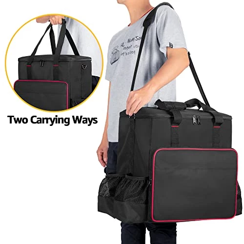 SAMDEW Big Heater Carry Bag Compatible With Mr. Heater Big Buddy Propane Heater, Portable Heater Carrying Case Compatible With Mr. Heater MH18B, With Multiple Pockets, Thick Padded & Anti-slip Bottom 6 SAMDEW Big Heater Carry Bag Compatible With Mr. Heater Big Buddy Propane Heater, Portable Heater Carrying Case Compatible With Mr. Heater MH18B, With Multiple Pockets, Thick Padded & Anti-slip Bottom - Image 4
