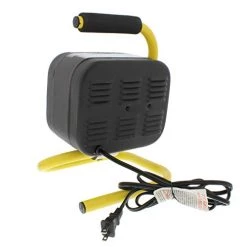 Comfort Zone CZ250 750/1,500-Watt Flex-Mount Utility Shop Heater With Tubular Stand, Adjustable Thermostat, Padded Handle, And Wide Base For Stability, Yellow/Black 9 Comfort Zone CZ250 750/1,500-Watt Flex-Mount Utility Shop Heater With Tubular Stand, Adjustable Thermostat, Padded Handle, And Wide Base For Stability, Yellow/Black -Heaters Sales Store 41NolBQV4IL