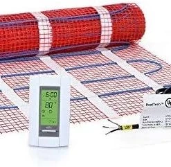 40 Sqft Mat Kit, 120V Electric Radiant Floor Heat Heating System W/Aube Programmable Floor Sensing Thermostat 20 40 Sqft Mat Kit, 120V Electric Radiant Floor Heat Heating System W/Aube Programmable Floor Sensing Thermostat -Heaters Sales Store 41ONQJZSzML. AC