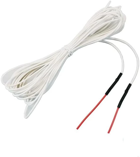 Nob.Yi 12V Pre-assembled Heating Cable Low Voltage Carbon Fiber Heating Wire For DIY Steering Wheel Heating,Self Made Warmer Incubator,Seat Heater (8ft), White 7 Nob.Yi 12V Pre-assembled Heating Cable Low Voltage Carbon Fiber Heating Wire For DIY Steering Wheel Heating,Self Made Warmer Incubator,Seat Heater (8ft), White - Image 5