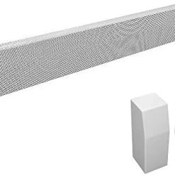 Baseboarders Premium Series 3 Ft Galvanized Steel Slip-On Baseboard Heater Cover Replacement + Left And Right Endcaps | Perfect For Bathrooms, Hydronic (Water) Home Heating Systems, White 29 Baseboarders Premium Series 3 Ft Galvanized Steel Slip-On Baseboard Heater Cover Replacement + Left And Right Endcaps | Perfect For Bathrooms, Hydronic (Water) Home Heating Systems, White -Heaters Sales Store 41SF3VpB L. AC