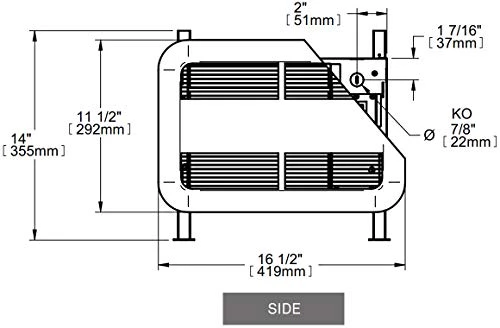 ASK1501W Ceiling Heater 1500W 120V 6 ASK1501W Ceiling Heater 1500W 120V - Image 4