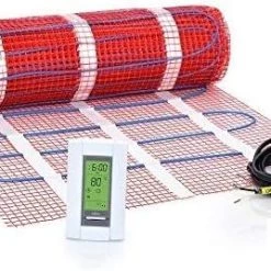 40 Sqft Mat Kit, 120V Electric Radiant Floor Heat Heating System W/Aube Programmable Floor Sensing Thermostat 25 40 Sqft Mat Kit, 120V Electric Radiant Floor Heat Heating System W/Aube Programmable Floor Sensing Thermostat -Heaters Sales Store 41VyE4KNgjL. AC