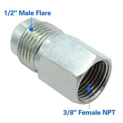 MOFLAME 22" Stainless Steel Flexible Gas Connector With 1/2" Brass Gas Shut Off Valve For Garage Heaters, Gas Stoves, Wall Mounted Heaters, Gas Fireplace And Gas Dryer 11 MOFLAME 22" Stainless Steel Flexible Gas Connector With 1/2" Brass Gas Shut Off Valve For Garage Heaters, Gas Stoves, Wall Mounted Heaters, Gas Fireplace And Gas Dryer -Heaters Sales Store 41W2bWAmGZS