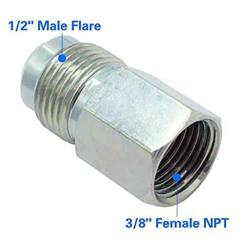 MOFLAME 22" Stainless Steel Flexible Gas Connector With 1/2" Brass Gas Shut Off Valve For Garage Heaters, Gas Stoves, Wall Mounted Heaters, Gas Fireplace And Gas Dryer 7 MOFLAME 22" Stainless Steel Flexible Gas Connector With 1/2" Brass Gas Shut Off Valve For Garage Heaters, Gas Stoves, Wall Mounted Heaters, Gas Fireplace And Gas Dryer - Image 5