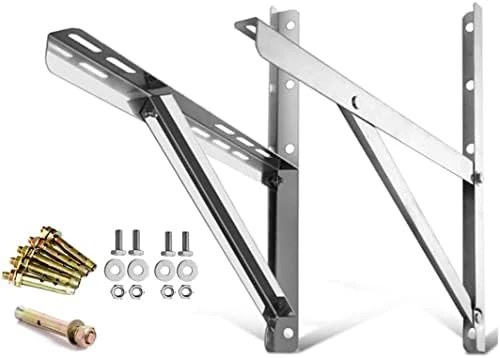 Mounting Bracket For 9000-36000BTU Condenser Ductless Mini Split Air Conditioner Heat Pump Systems, Support Condenser Up To 500 Lbs, Rust Free Stainless Steel 8 Mounting Bracket For 9000-36000BTU Condenser Ductless Mini Split Air Conditioner Heat Pump Systems, Support Condenser Up To 500 Lbs, Rust Free Stainless Steel - Image 6