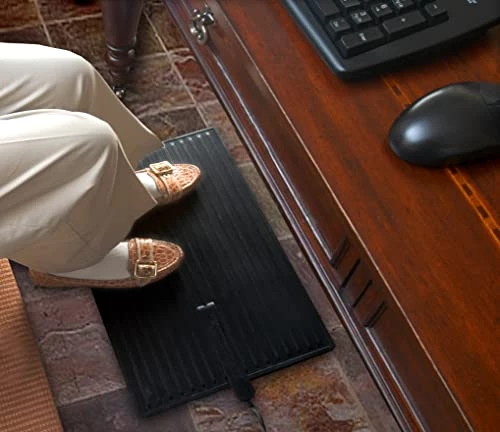 Cozy Products Electric Foot Warmer Mat - Heated Rubber Pad, Small Portable Floor Heater, For Home, Office, Garage, Car Use, 120 Volts, 8 Lbs, 14" X 21" X 1" 3 Cozy Products Electric Foot Warmer Mat - Heated Rubber Pad, Small Portable Floor Heater, For Home, Office, Garage, Car Use, 120 Volts, 8 Lbs, 14" X 21" X 1"