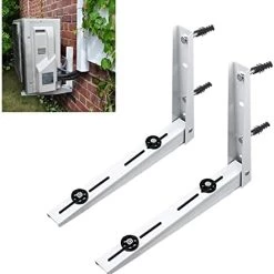 AC Parts Wall Mounting Bracket For 9000 BTU-18000 BTU Mini Split AC Unit,Max 280 Lb Capacity.Mini Split Mount Bracket With Hardware For Condenser Heat Pumps & HVAC Systems -Heaters Sales Store 41aCbbIMehL. AC