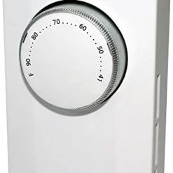 King K101 Single Pole Line Voltage Thermostat, 120-277V, White -Heaters Sales Store 41bSEaELL2L. AC
