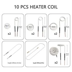 Solary Magnetic Induction Heater, Flameless Handhled Bolts Heating Removel Tool With 10 Coils And Portable Tool Box -Heaters Sales Store 41btZMTA03L